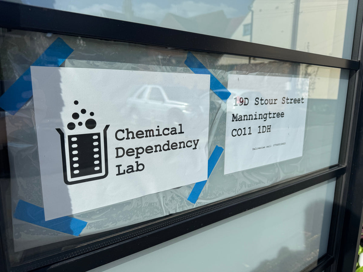 Temporary shop signage