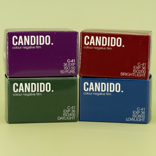 Candido 50, 200, 400 & 800 - 35mm Colour Negative Film Bundle