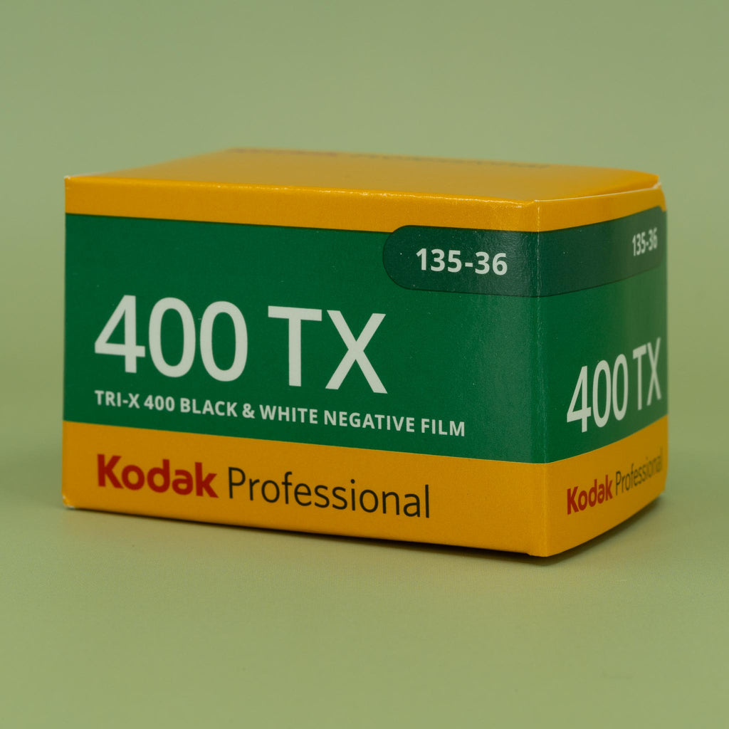 Kodak 400 Tri-X 35mm black and white film box